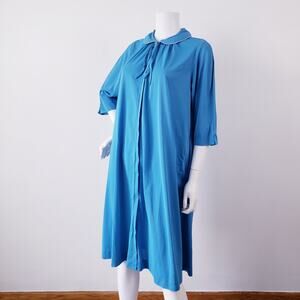 Vintage 60's Saybury Blue House Coat Dress